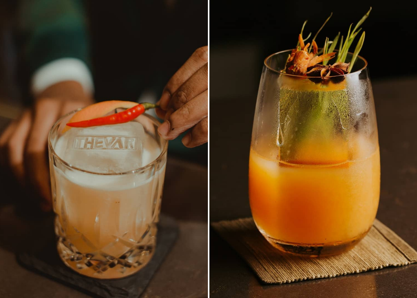 Thevar Indian-inspired bars