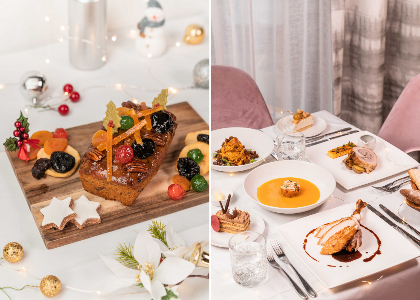 Festive menus and Christmas buffets
