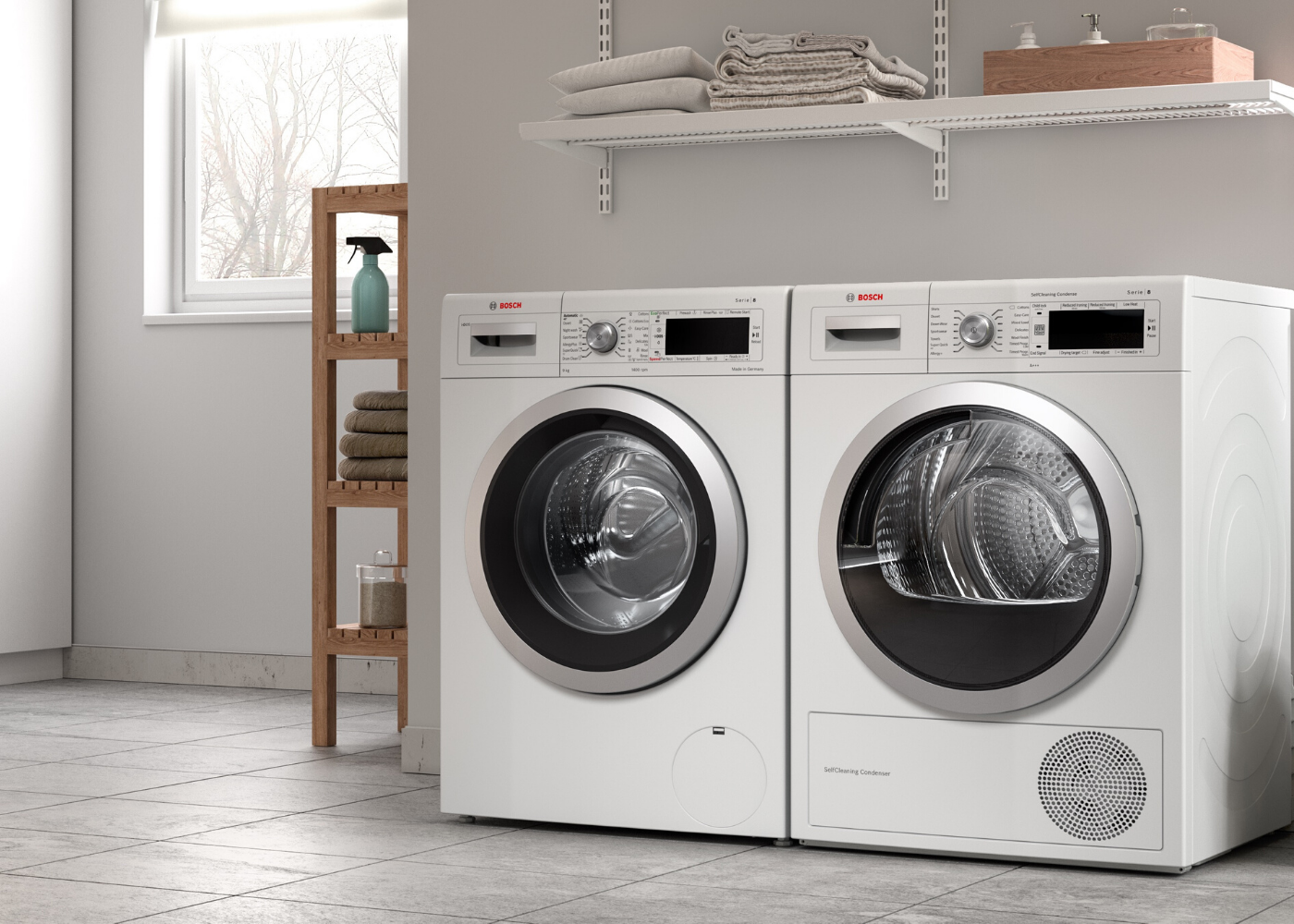 bosch washer dryer in the home