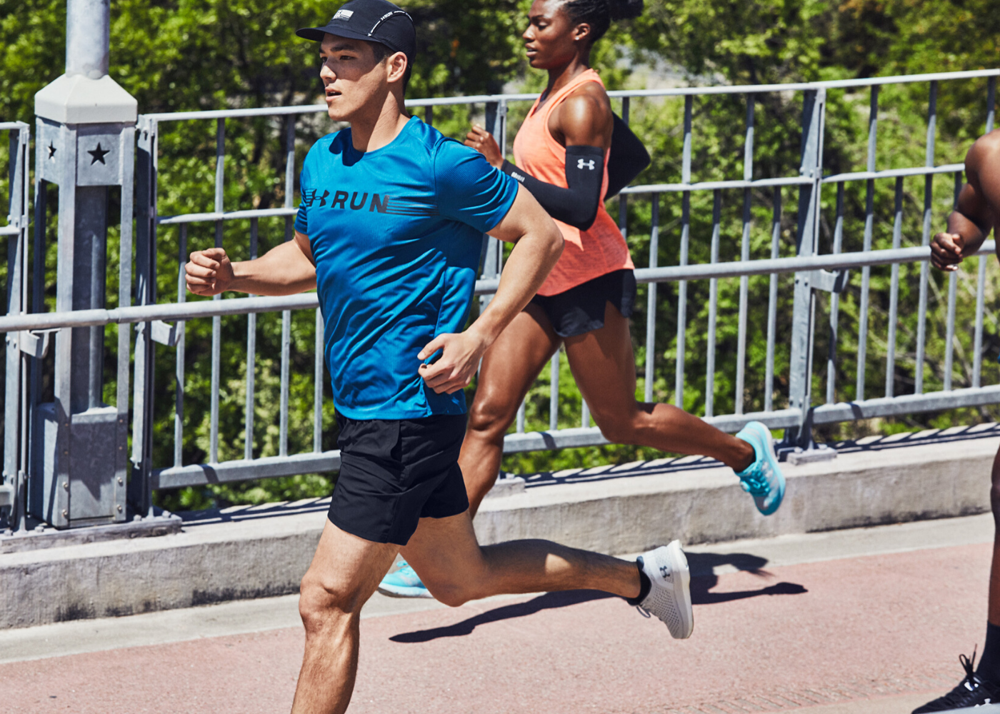 under armour fitness apparel people run