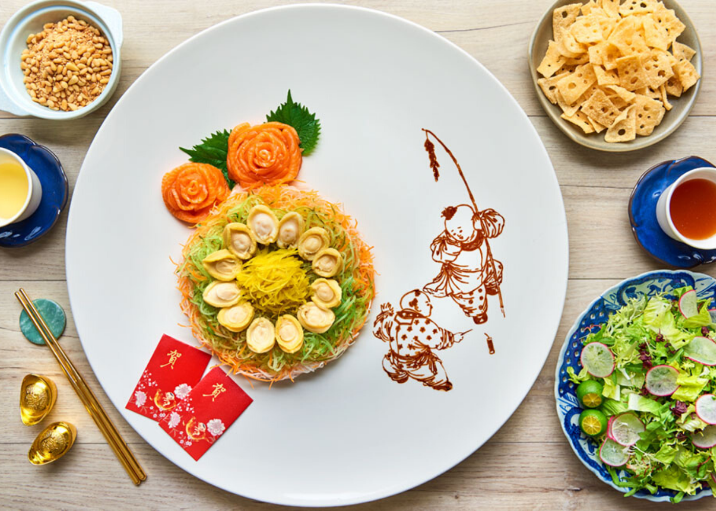 Min Jiang | Interesting yusheng in singapore