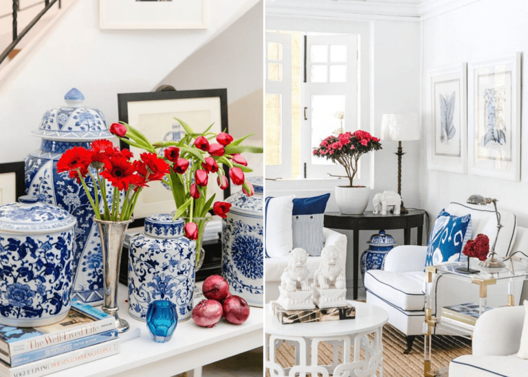 Blue & white delight: Chinoiserie style for a touch of chic at home