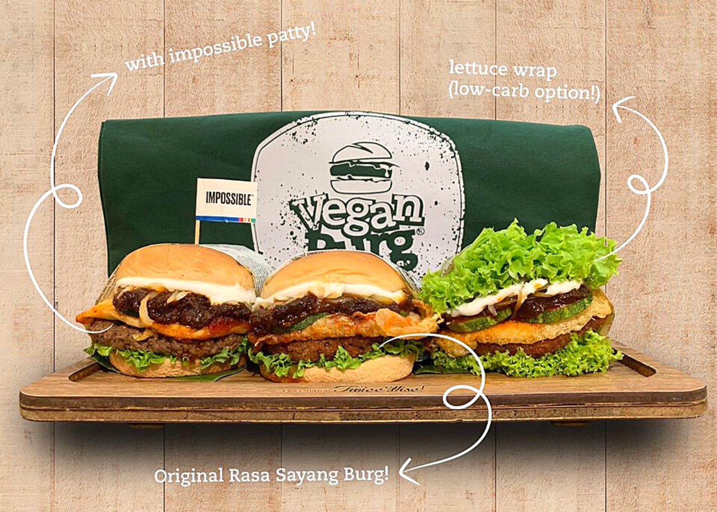Vegan restaurants in Singapore: VeganBurg
