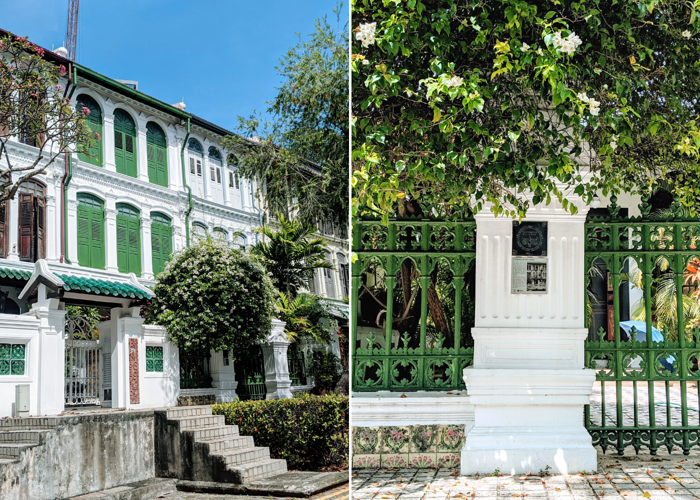 Traditional terrace houses at Emerald Hill