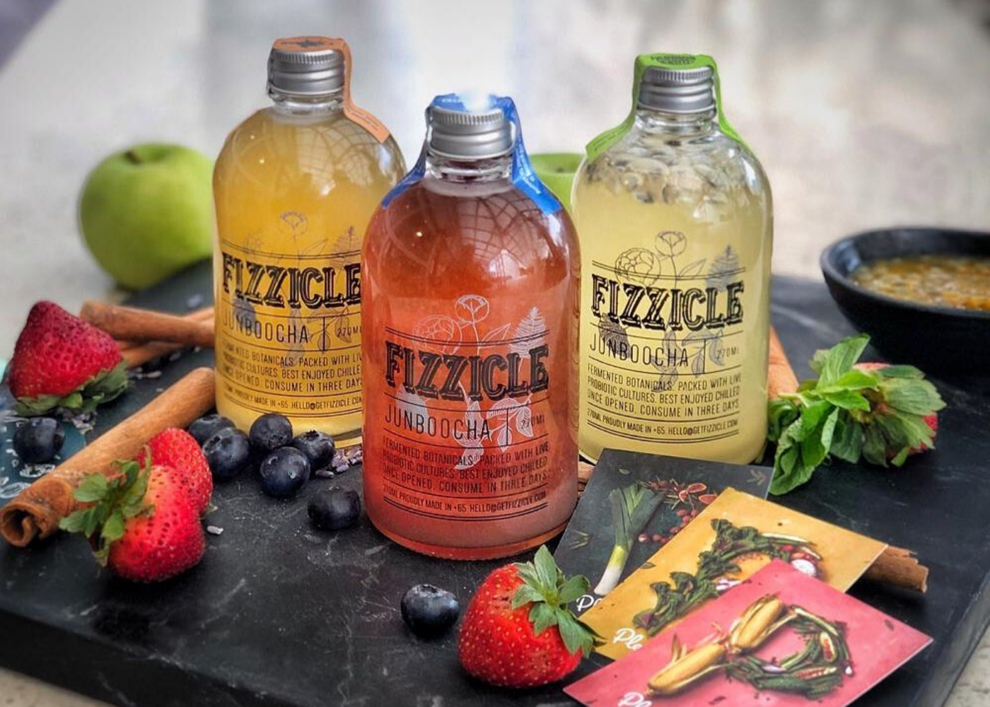 Kefir and kombucha in Singapore: Fizzicle