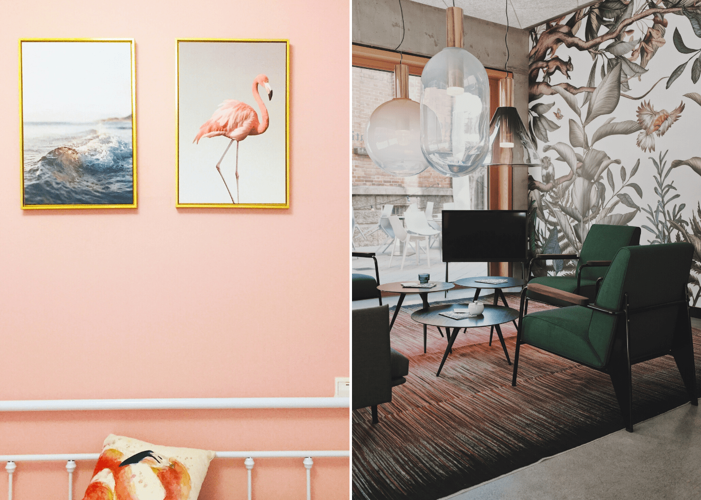 Deck out your wall with wallpaper or art