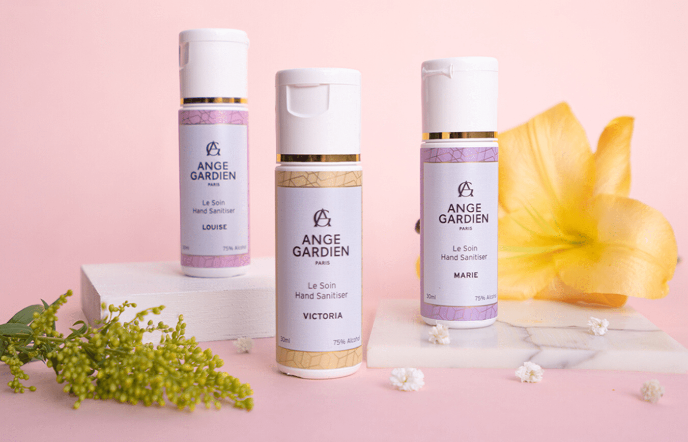 Le Soin Collector's Edition of hand sanitisers by ange gardien paris | Mothers day gift guide