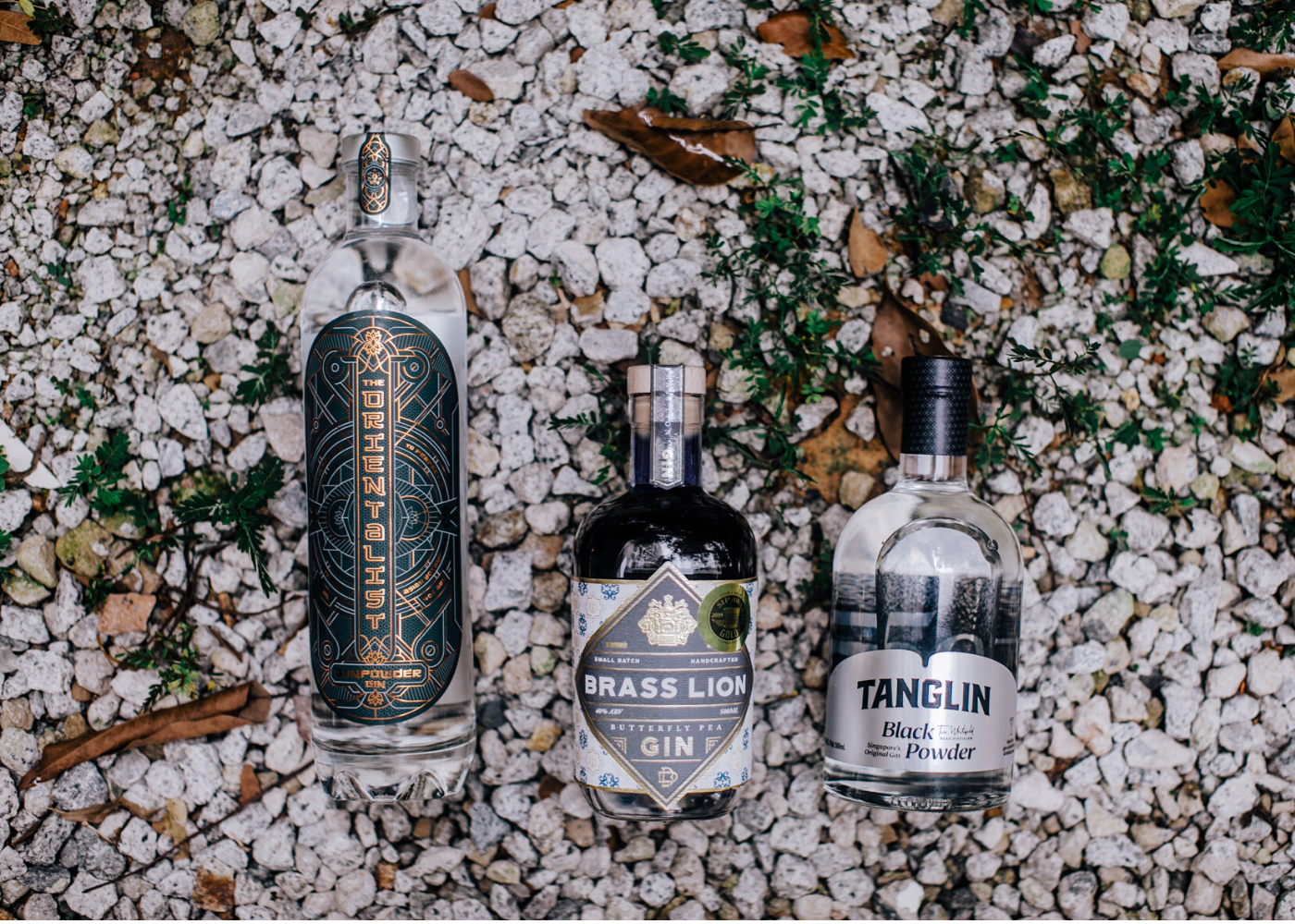selects singapore gin bottles