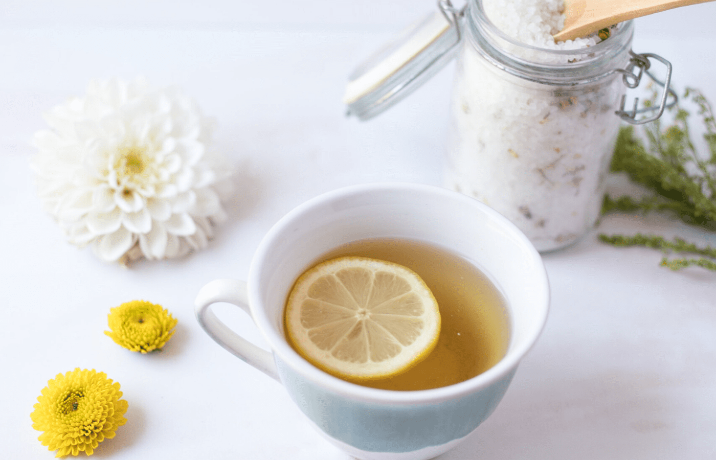 tea and flowers | self-care