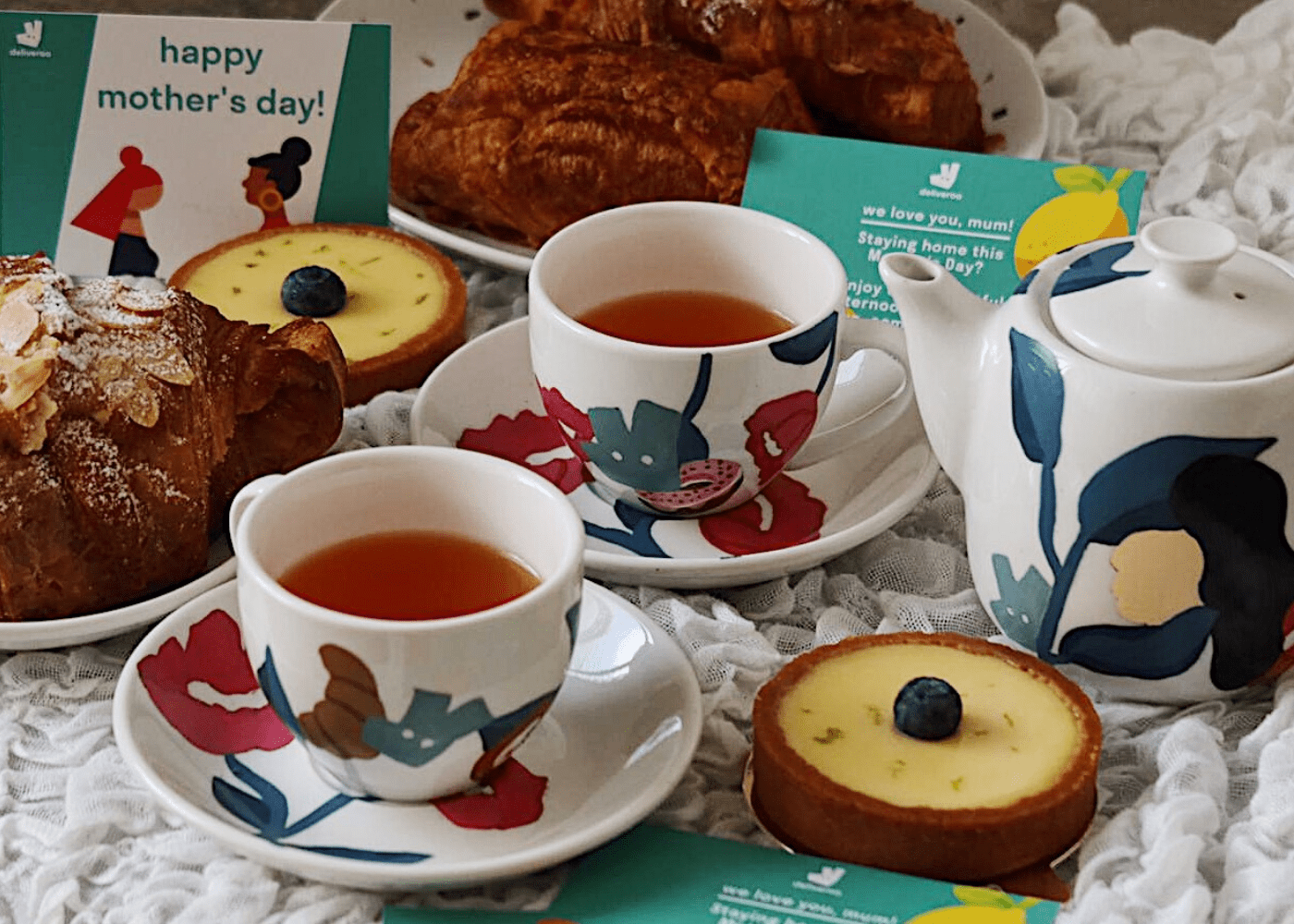 Artisan Boulangerie Co. and Deliveroo | Win a special tea set for mum | Mothers Day