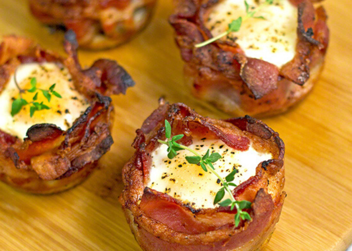 Bacon and egg muffins aka breakfast in a cup | The Midnight Baker