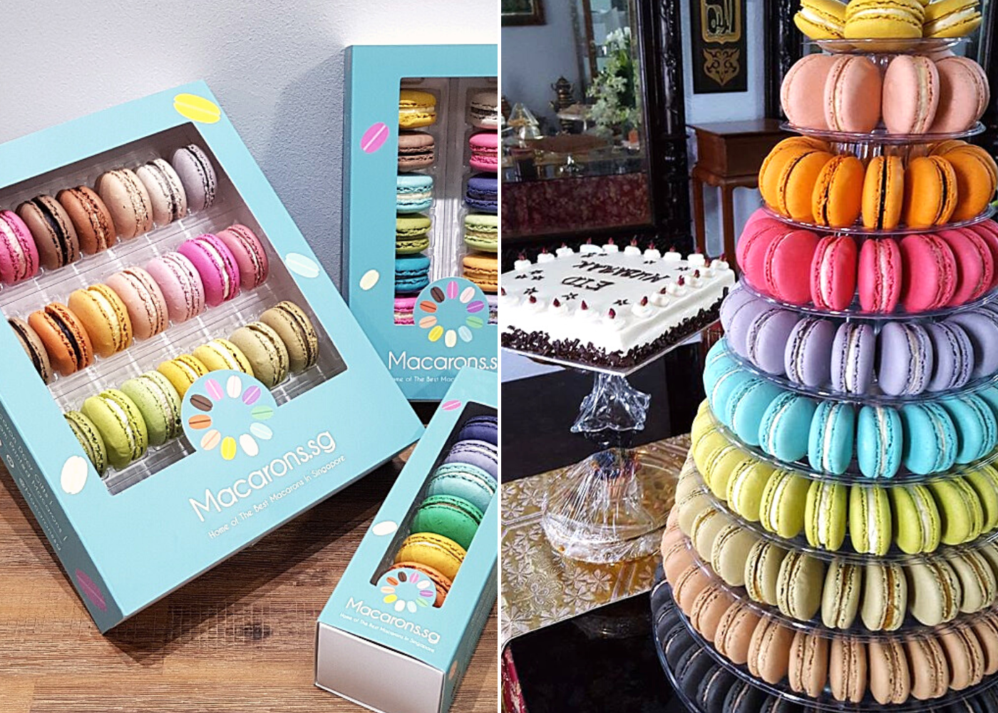 No need to hunt for macaron recipes when you can get the best macarons in Singapore delivered to you: Macarons.sg