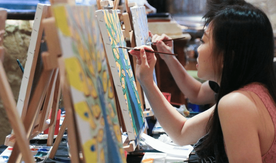Bartega Studio Paint and Sip Workshop Jakarta