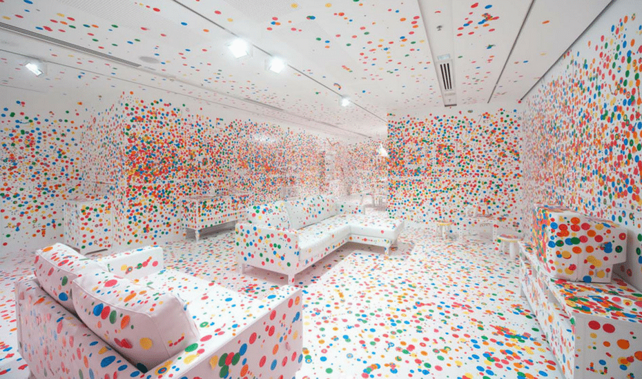 yayoi kusama obliteration room museum macan