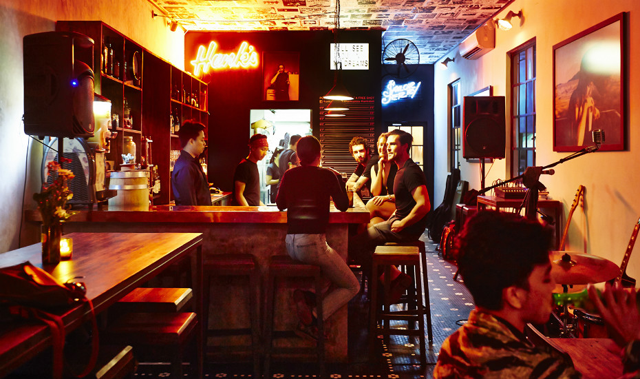 Hanks is the perfect spot for a night out with friends