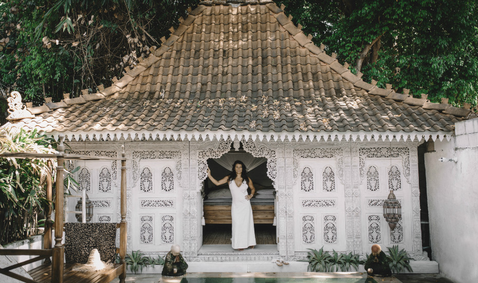 Electra at one of her Bali properties