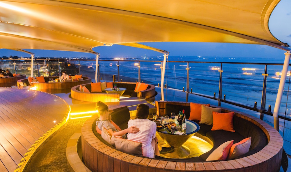 Rooftop Sunset Bar at DoubleSix Bali