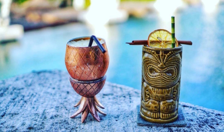 Happy Hour of the Week in Bali: Tiki Thursdays at AZUL Beach Club, Legian Beach