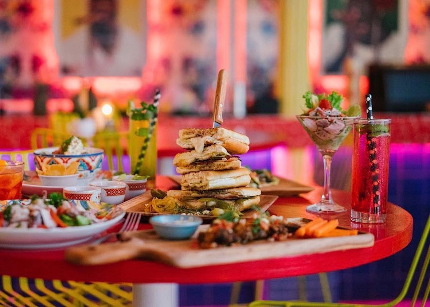 Latin American street food and cocktails at Pablo's bar in Canggu, Bali, Indonesia