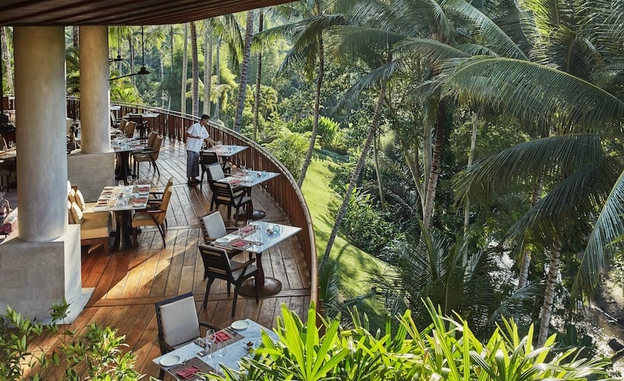 Fancy dining at the #1 Resort in the World? Direct your dinner plans to Ayung Terrace