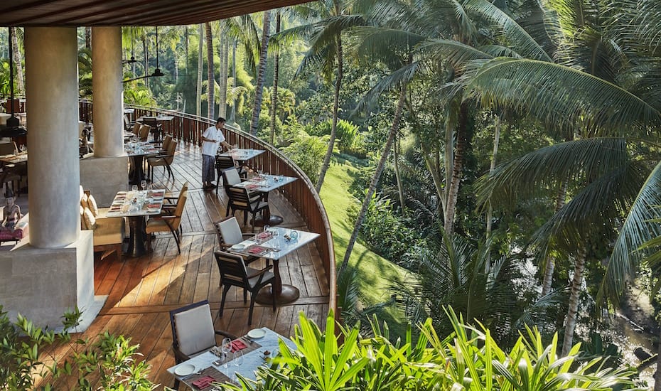 Fancy dining at the #1 Resort in the World? Direct your dinner plans to Ayung Terrace