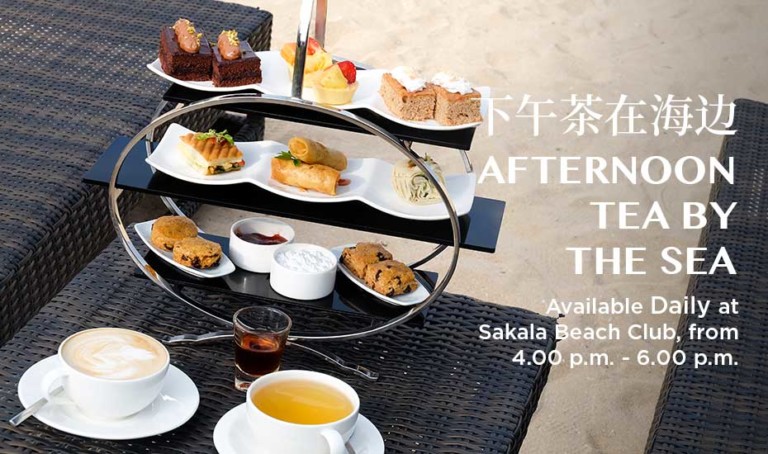 AFTERNOON TEA BY THE SEA AT SAKALA BEACH CLUB