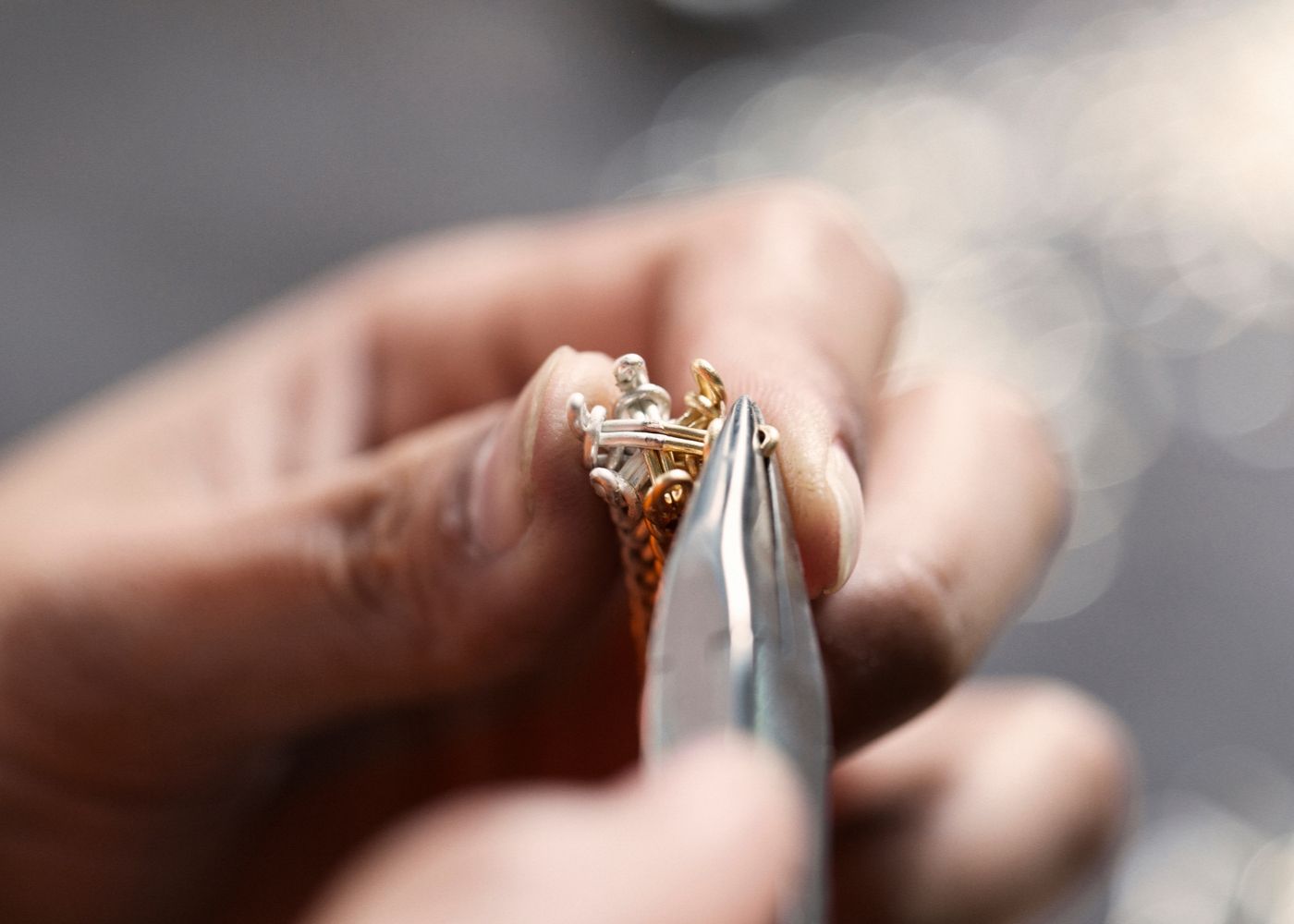 Each link of John Hardy's Classic Chain Collection is weaved by hand