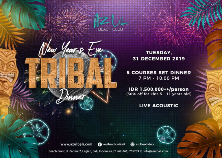 New Year’s Eve Tribal Dinner at Azul Beach Club