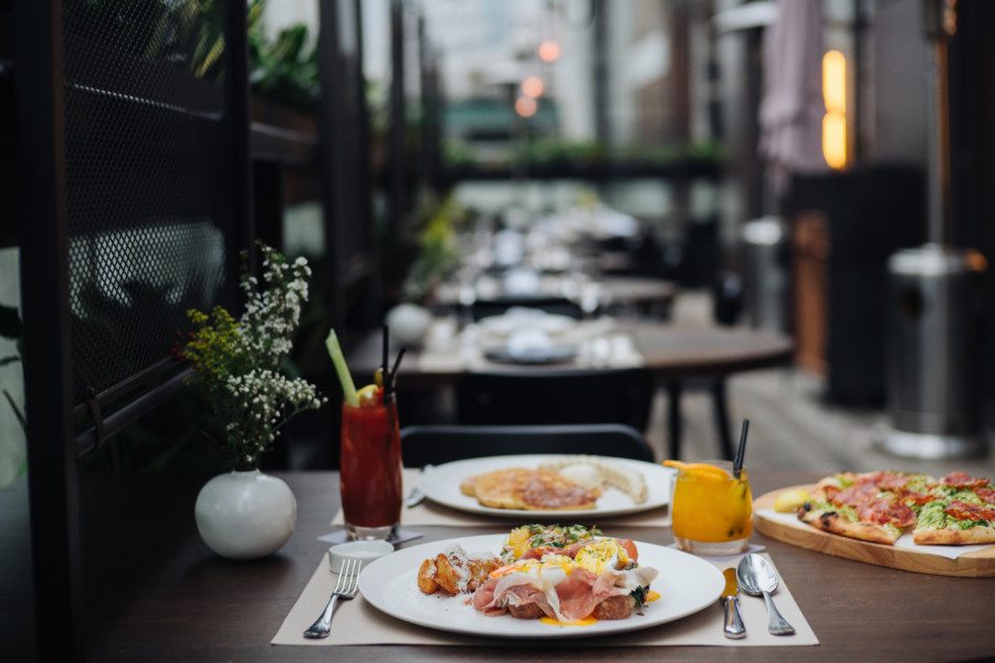 best brunch in Hong Kong Mercato terrace