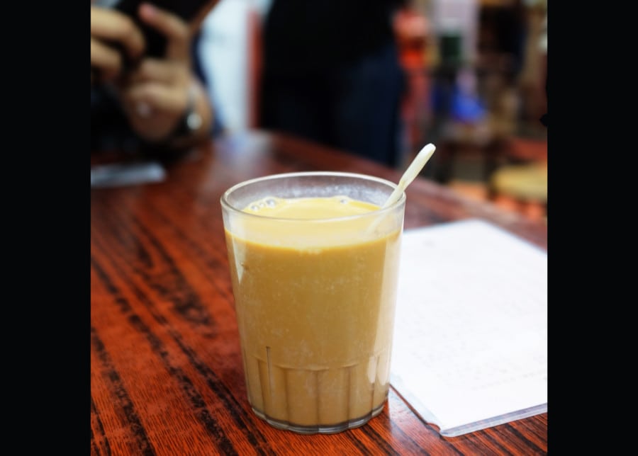 street food pantyhose milk tea