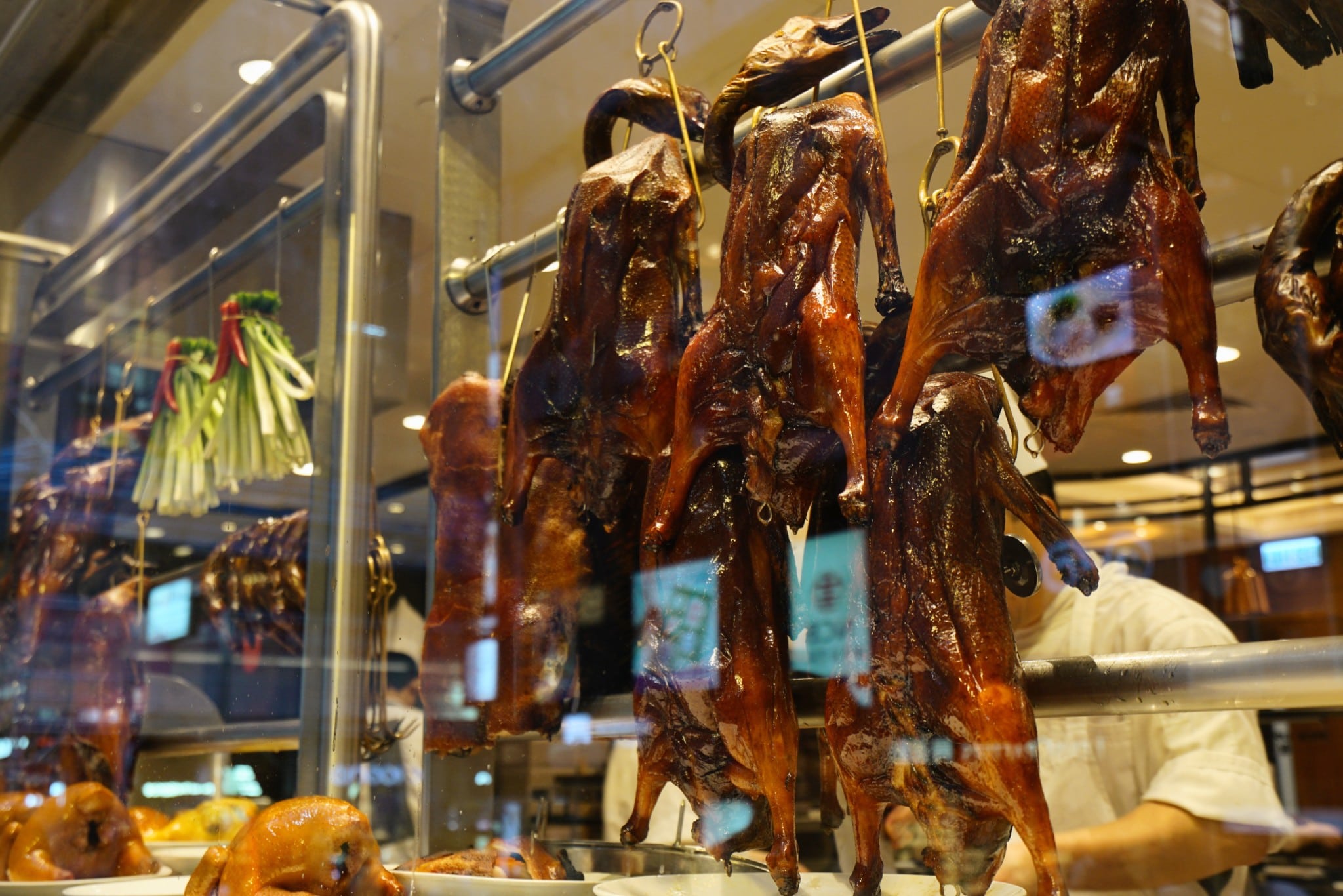 street food roasted goose