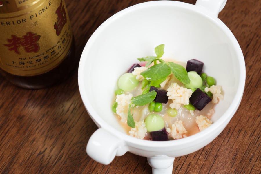 Bo Innovation restaurant dining food Chinese Wanchai Hokkaido Scallop