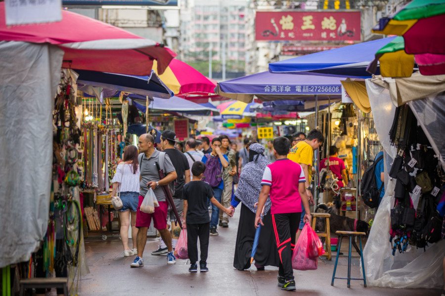 Hong Kong markets flea market Sham Shui po street
