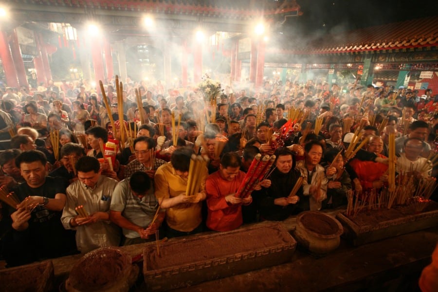 Buddhist temple Hong Kong Wong Tai SIn