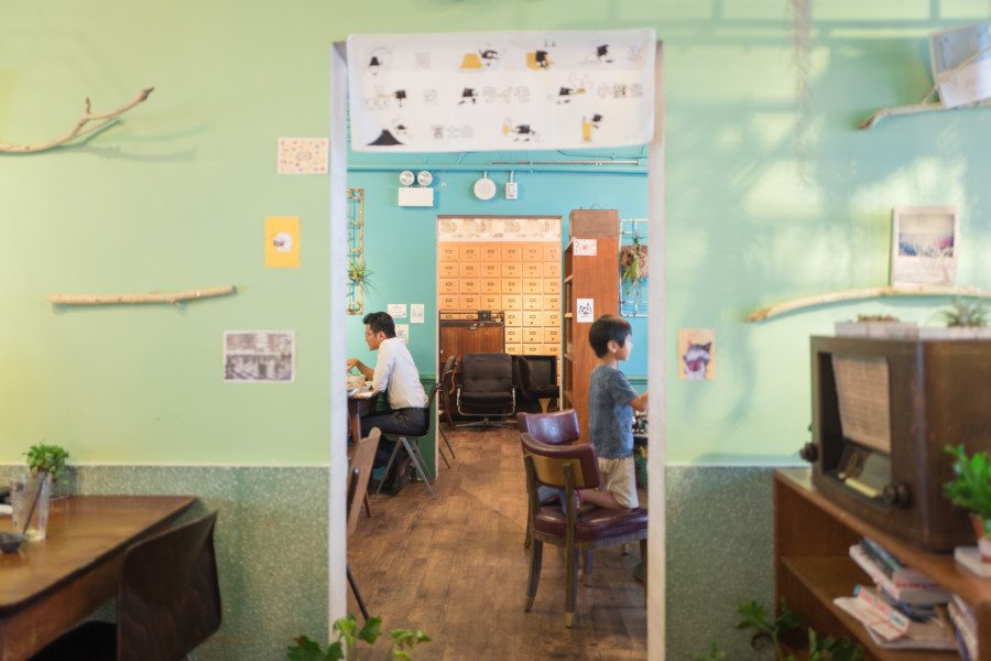 Garden Meow Cafe Interior Hong Kong PMQ