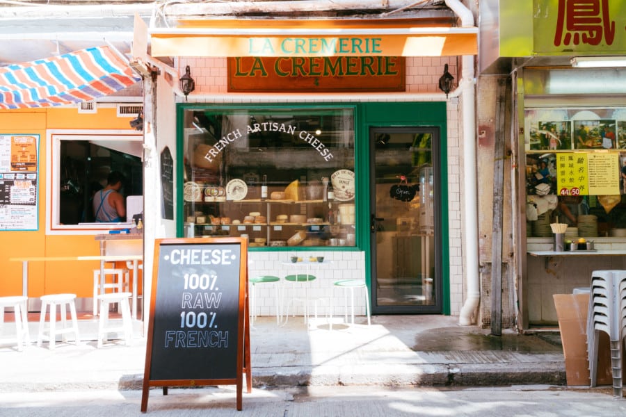 La Cremerie Hong Kong Wan Chai cheese shop sour cream butter