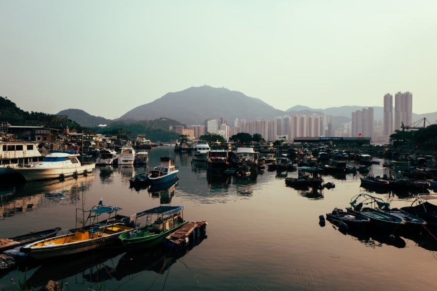 Lei Yue Mun boats