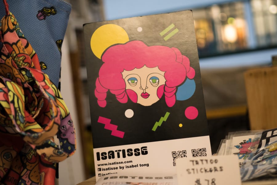 ISATISSE Hong Kong art illustrator designer Isabel Tong logo