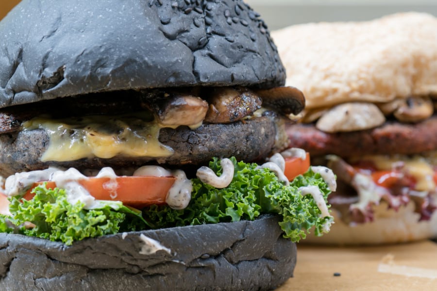 Veggi Monster burger vegan vegetarian burger Sheung Wan