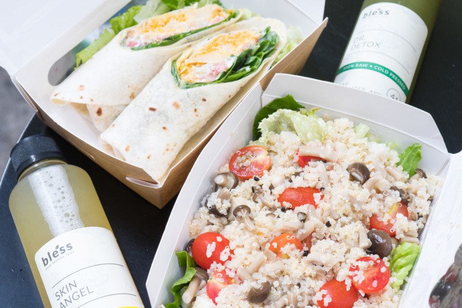 Veggi Monster vegan vegetarian burger Sheung Wan quinoa wrap