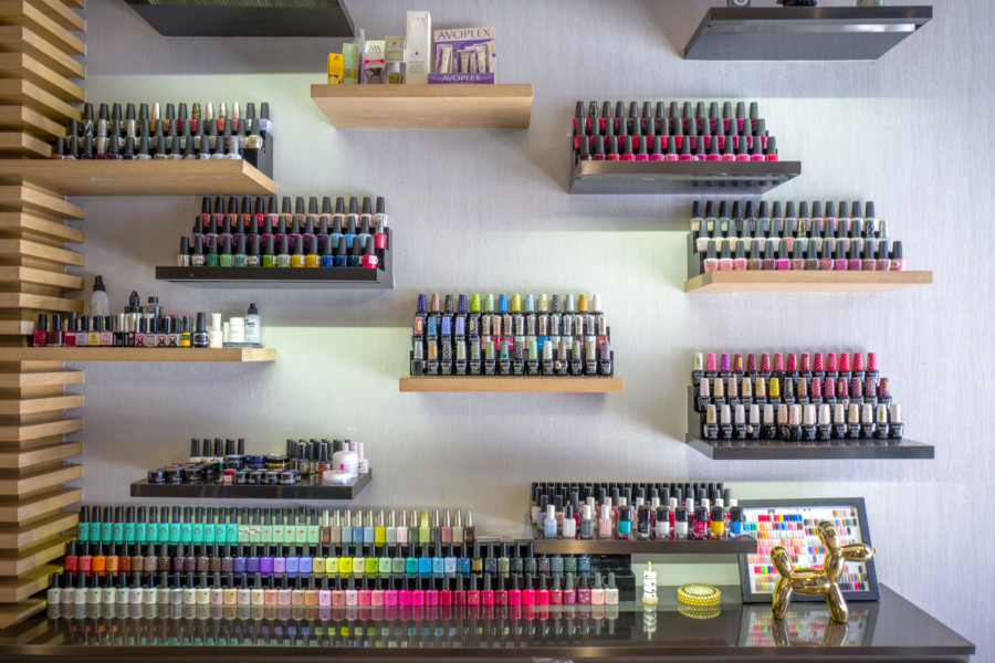 al the nail polish colours at Eightyeight in Hong KOng