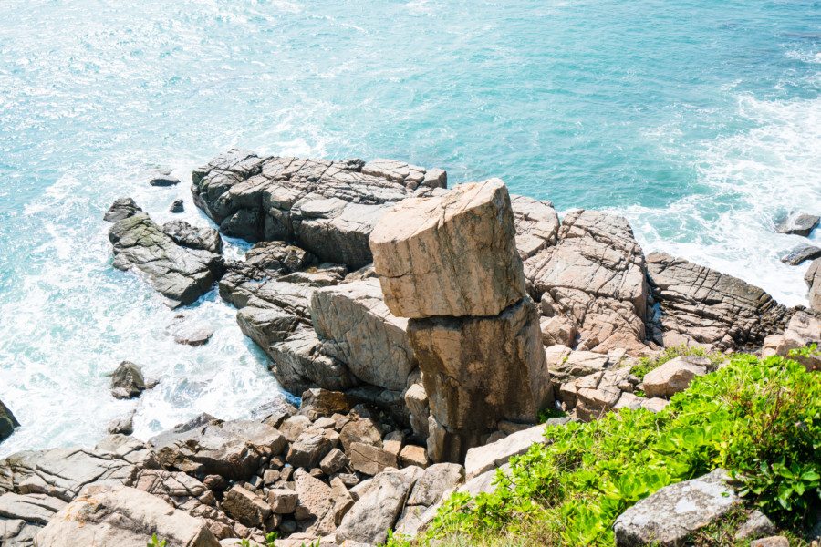 camping in Tap Mun rock formations