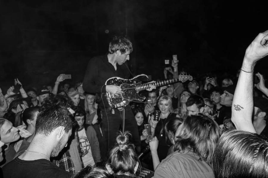 A Place to Bury Strangers Hong Kong American noise rock band stage