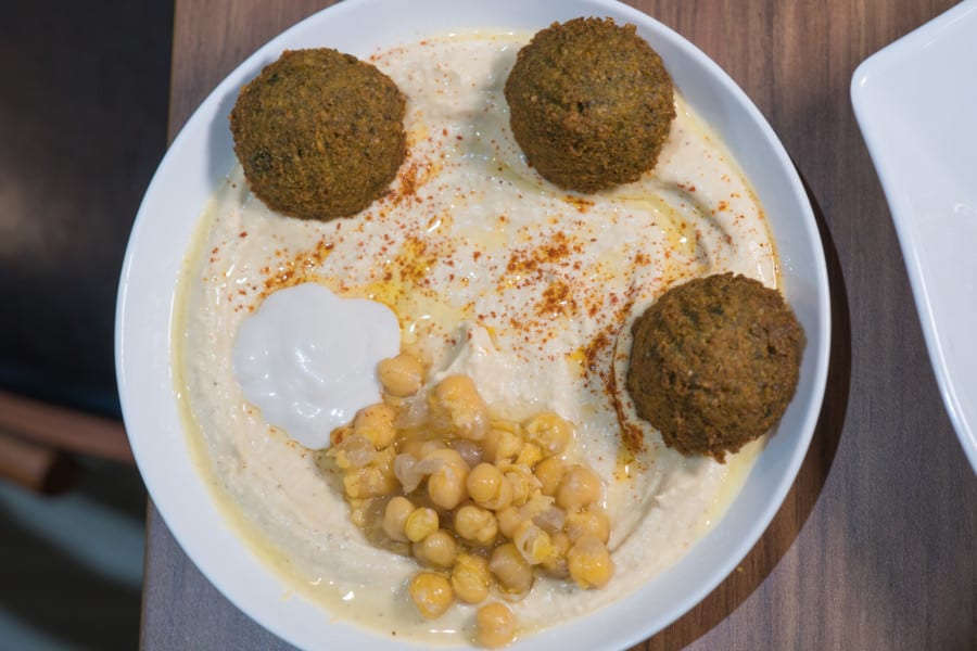 Falafel TLV hummus Israel Middle Eastern Graham Street Central restaurant food