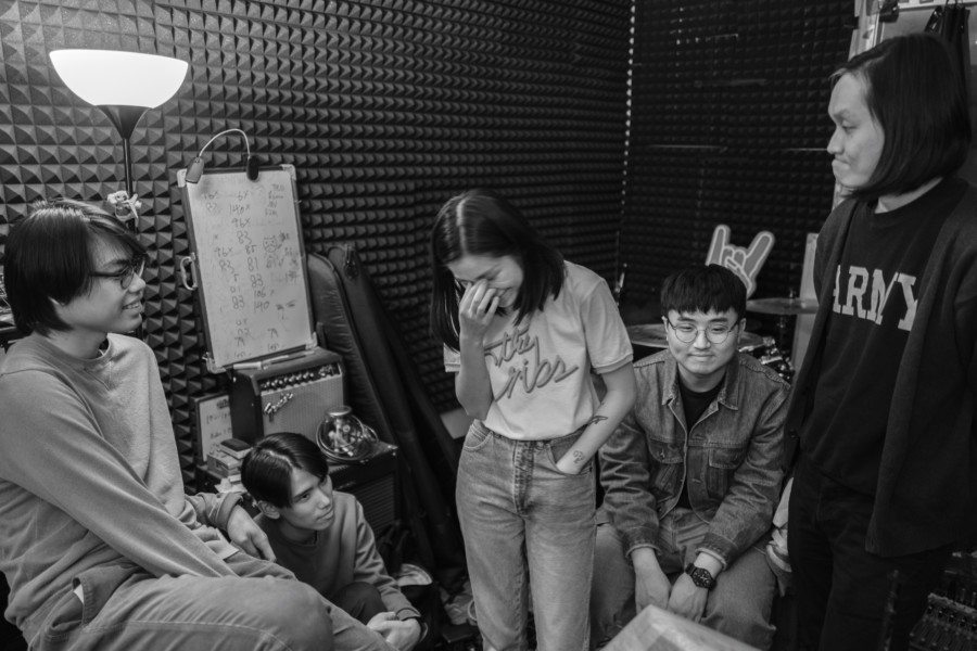 Thud Hong Kong shoegaze band indie black and white
