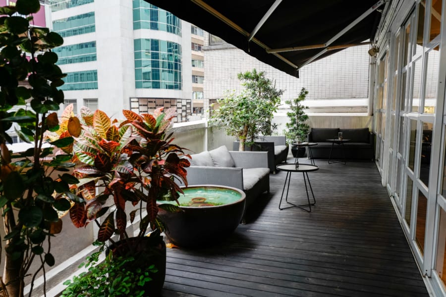 Flawless outdoor terrace