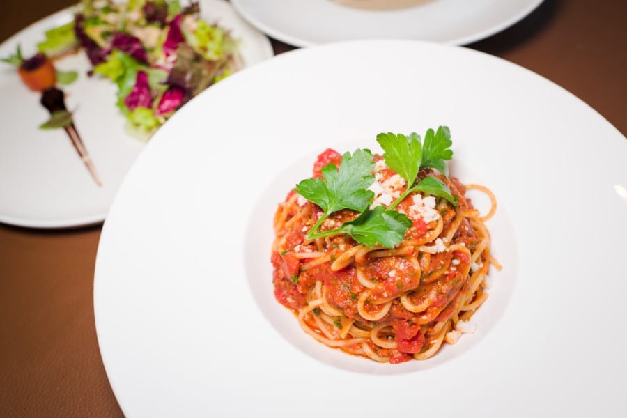 Mirror & Vegan Concept vegan vegetarian restaurant Hong Kong pasta salad