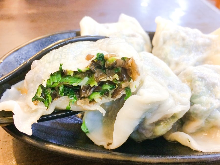 Northern Dumplings Yuan Vegetarian dumplings in Hong Kong vegan vegetarian dumplings in Hong Kong