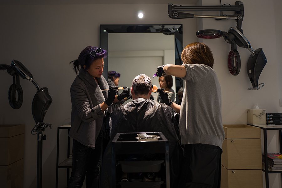 hair salons in Hong Kong SHHH hair salon interior