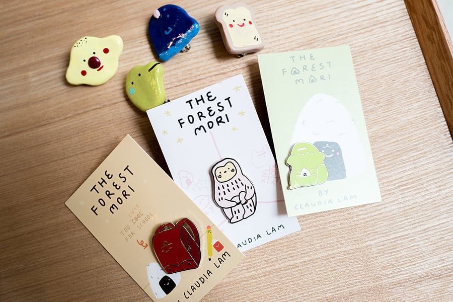 The Forest Mori Claudia Lam Hong Kong Perth Etsy brooches pins1